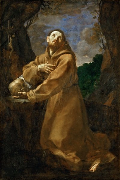 Sankt Frans af Assisi i ekstase, ca. 1615. af Guido Reni