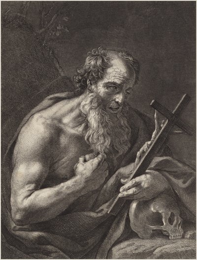 Sankt Jerome af Guido Reni