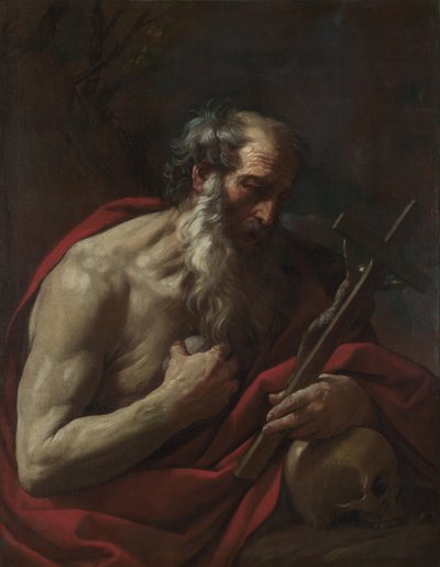 Sankt Hieronymus, ca 1624-1625. af Guido Reni