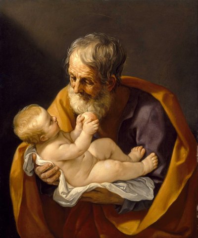 Sankt Josef og Jesusbarnet af Guido Reni