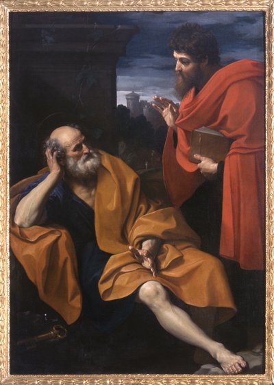 Sankt Paul og Sankt Peter angrende, 1603-04 af Guido Reni