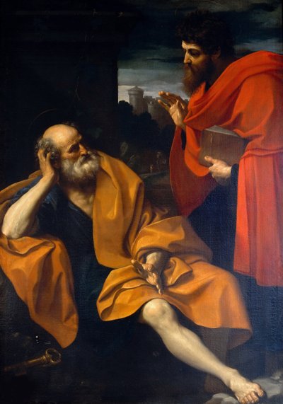 Apostlene Sankt Peter og Sankt Paulus, ca. 1605. af Guido Reni