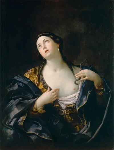 Kleopatras død, ca. 1625 (olie på lærred) af Guido Reni