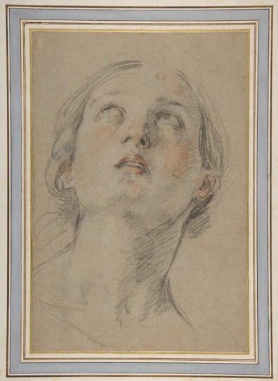 Hovedet af en kvinde, der ser op (Judith) af Guido Reni