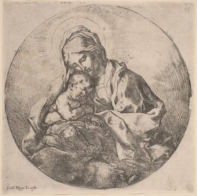 Jomfru og Barn af Guido Reni