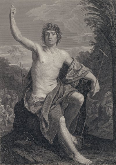 Johannes Døberen af Guido after Reni