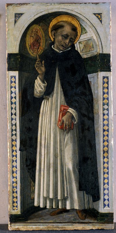 St. Vincent Ferrer, ca. 1500 (tempera på træ) af Guidoccio di Giovanno Cozzarelli