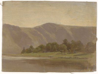 Flod ved foden af ​​et bjerg af Guillaume Anne van der Brugghen