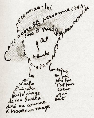 "Genkend dig selv" digtadresse i Lou af Guillaume Apollinaire