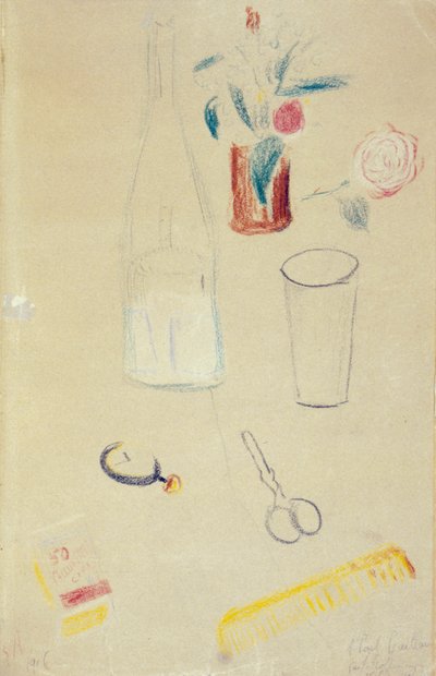 Stilleben, c1900. af Guillaume Apollinaire