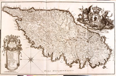 Korsika, Frankrig af Guillaume Delisle