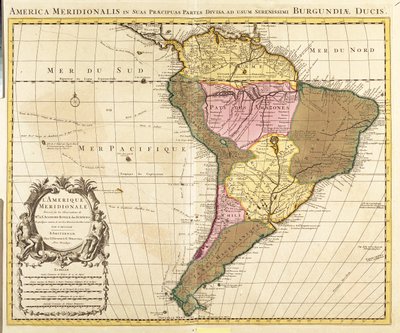 Panama, Argentina, Bolivia, Brasilien, Chile, Colombia, Ecuador, Fransk Guyana, Guyana, Paraguay, Peru, Surinam, Uruguay, Venezuela af Guillaume Delisle