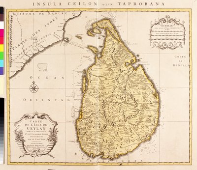 Sri Lanka af Guillaume Delisle