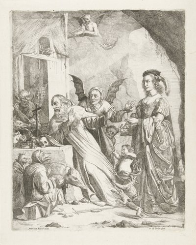 Sankt Anthonys fristelse af Guillaume Duvivier