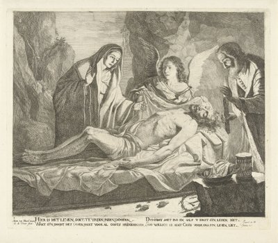 Kristi begravelse af Guillaume Duvivier