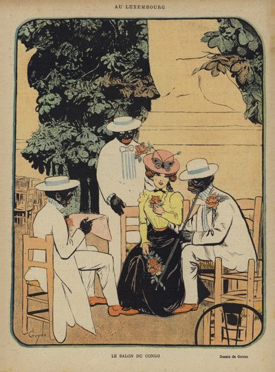Illustration til Le Rire af Guillaume Le Barrois dOrgeval