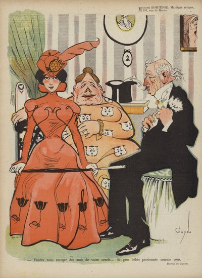 Illustration til Le Rire af Guillaume Le Barrois dOrgeval