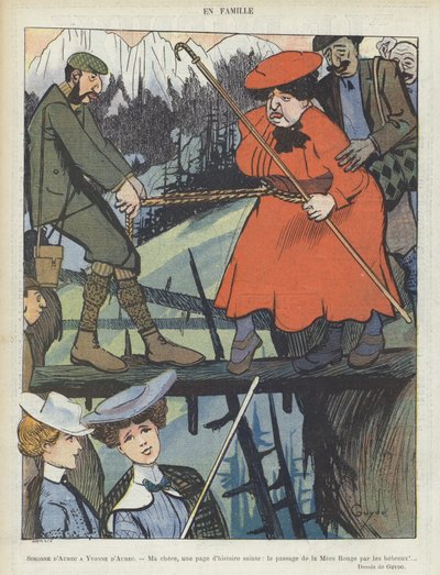 Illustration til Le Rire af Guillaume Le Barrois dOrgeval