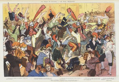 Illustration til Le Rire af Guillaume Le Barrois dOrgeval