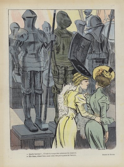 Illustration til Le Rire af Guillaume Le Barrois dOrgeval