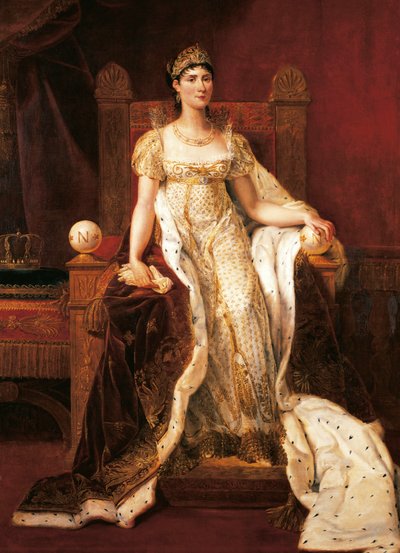 Portræt af Josephine Bonaparte, af Guillaume Guillon Lethiere, olie på lærred af Guillaume Lethiere