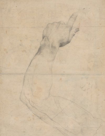 Studie af en arm [verso] af Guillaume Lethiere