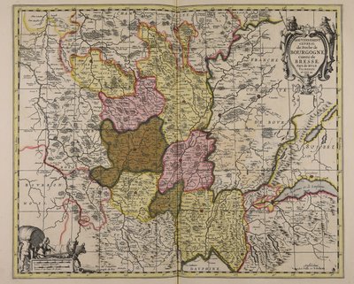 Den generelle regering i hertugdømmet Burgund amt Bresse land Buge Valromey og Gex amp;c. af Guillaume Sanson