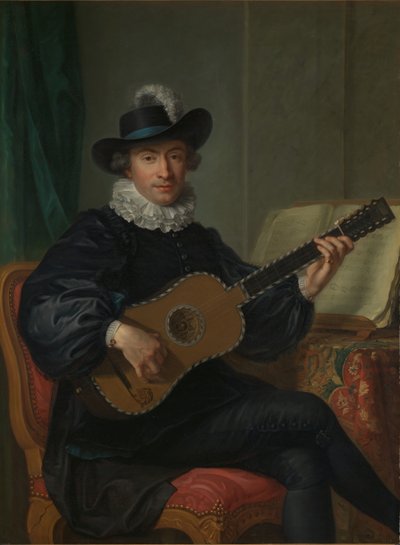 Portræt af Monsieur Aublet, ca. 1782. af Guillaume Voiriot