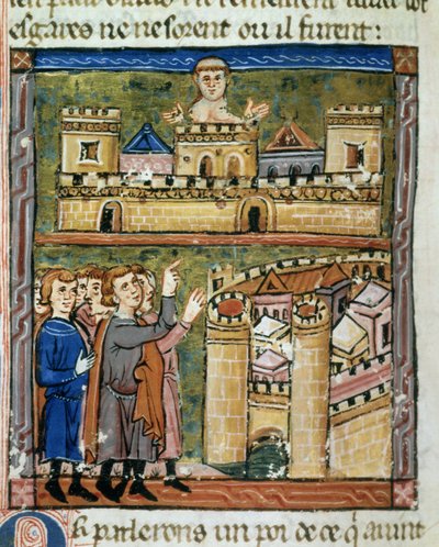 Miniature History of Overseas - Sea af William of Tyre af Guillaume de Tyr