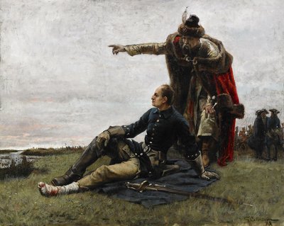 Karl XII af Sverige og Ivan Mazepa efter slaget ved Poltava, 1879 af Gustaf Cederström