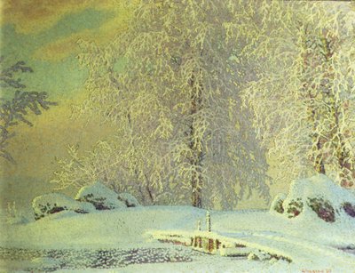 Frost af Gustaf Edolf Fjaestad