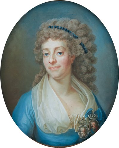 Portræt af Hedvig Katarina Piper af Gustaf Lundberg