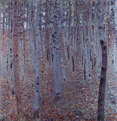 Buchenhain af Gustav Klimt