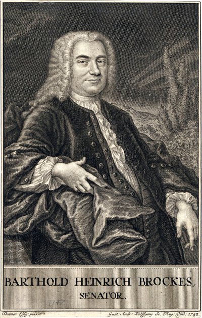 Barthold Heinrich Brockes af Gustav Andreas Wolfgang