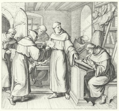 Martin Luther, vikar for Sachsen og Thüringen (stik) af Gustav Ferdinand Leopold Konig