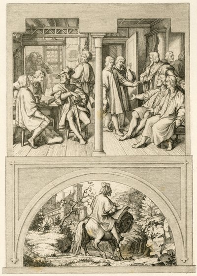 Flere billeder fra Martin Luthers liv af Gustav Ferdinand Leopold Konig