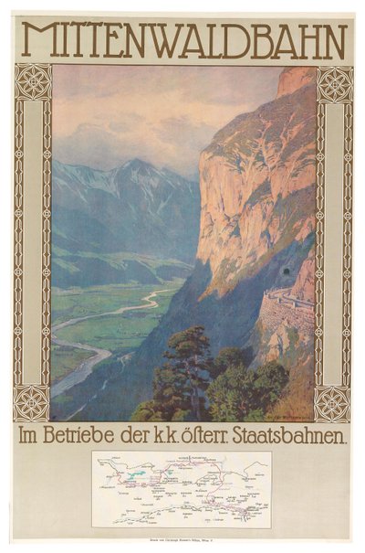 Mittenwald Railway, ca. 1912. af Gustav Jahn