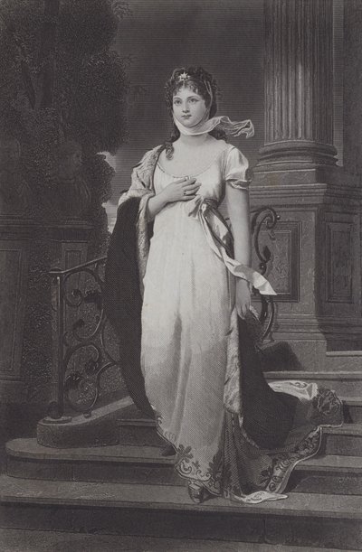 Louise, dronningsgemal af kong Frederik Vilhelm III af Preussen af Gustav Karl Ludwig Richter