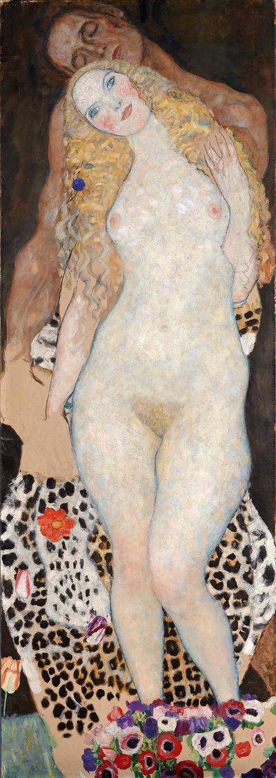 Adam og Eva af Gustav Klimt