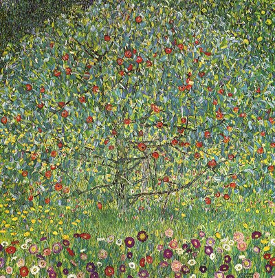 Æbletræ I af Gustav Klimt