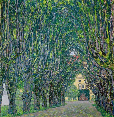 Avenue i Kammer Slots Park, 1912 af Gustav Klimt