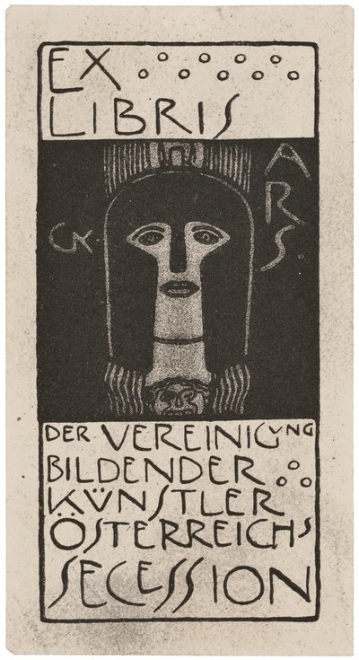 Bogplade fra Ver Sacrum, udgivet 1898-99 af Gerlach, Schenk og Seeman af Gustav Klimt