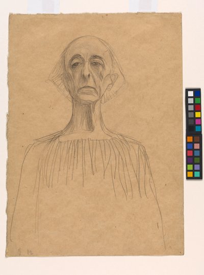 Buste af en mand af Gustav Klimt