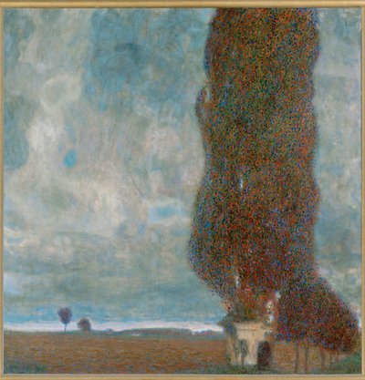 Den store poppel (II) eller Rising thunderstorm af Gustav Klimt
