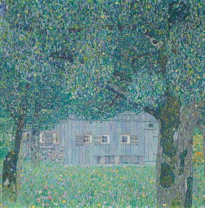 Bondegård i Øvre Østrig af Gustav Klimt