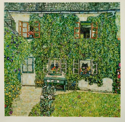 Skovbrugshus i Weissenbach ved Attersee-søen af Gustav Klimt