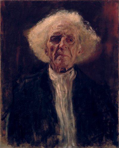 Blind mand - Maleri af Gustav Klimt (1862-1918), olie på lærred af Gustav Klimt