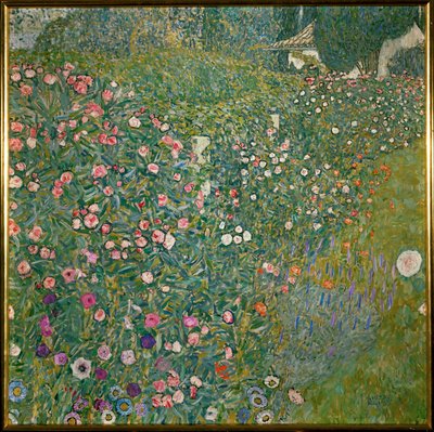 Italiensk havelandskab af Gustav Klimt
