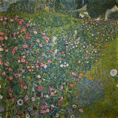 Italiensk havelandskab af Gustav Klimt