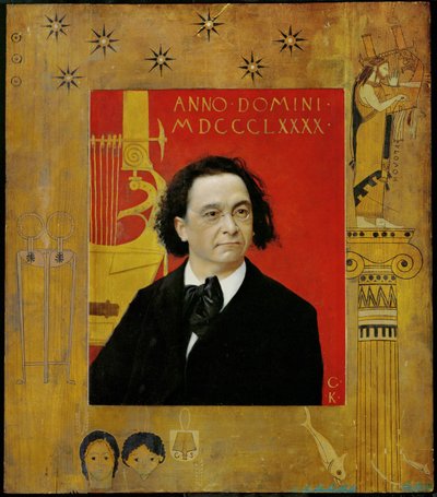 Joseph Pembauer, pianist og klaverlærer af Gustav Klimt